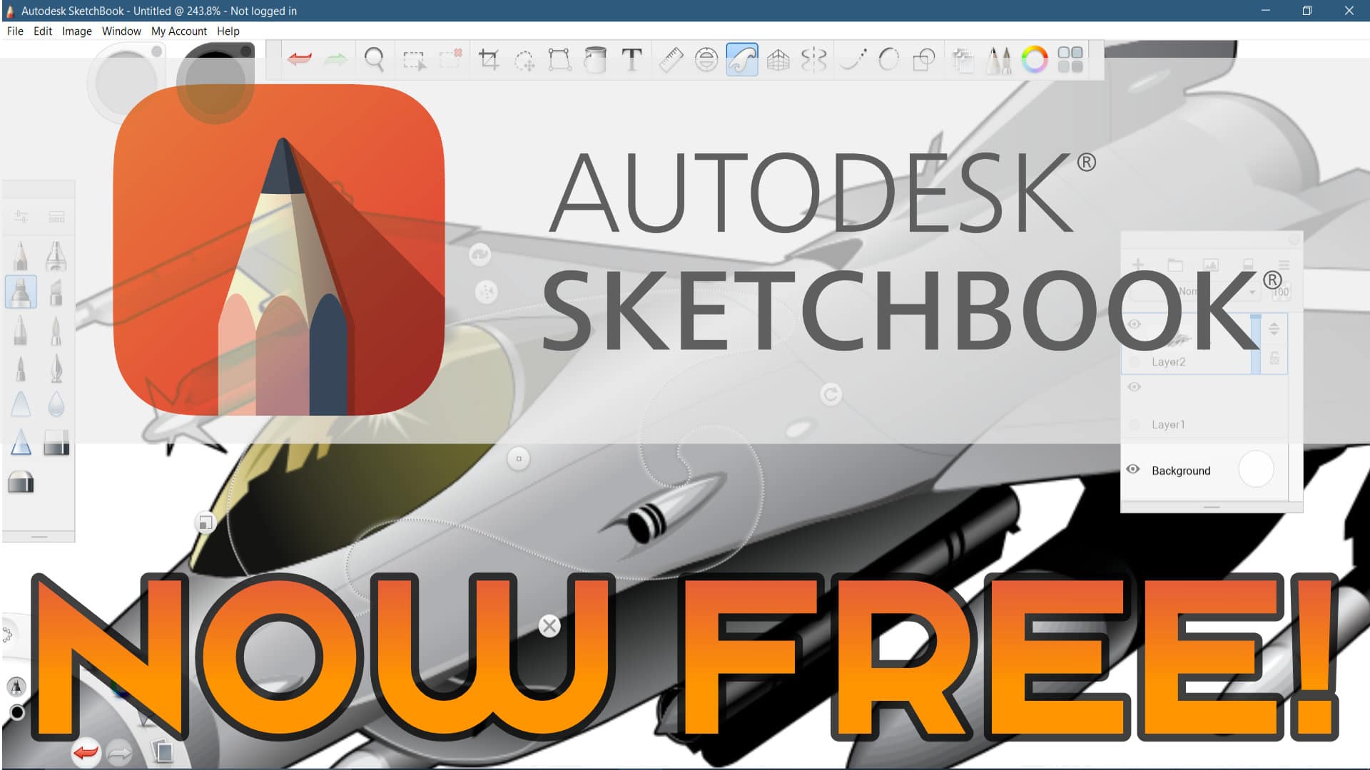 sketchbook app drawing tutorial