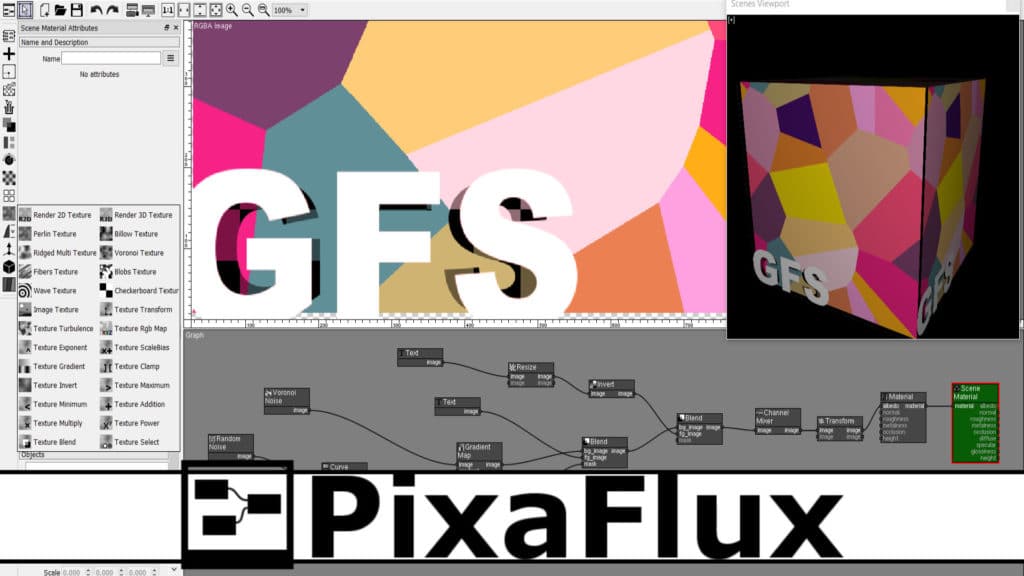 PixaFlux Procedural Graphics Review