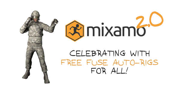 Mixamo  launched. Offers free auto rigs now – 