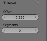 Blender Bevel