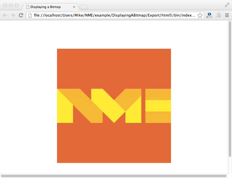 NME running as HTML5