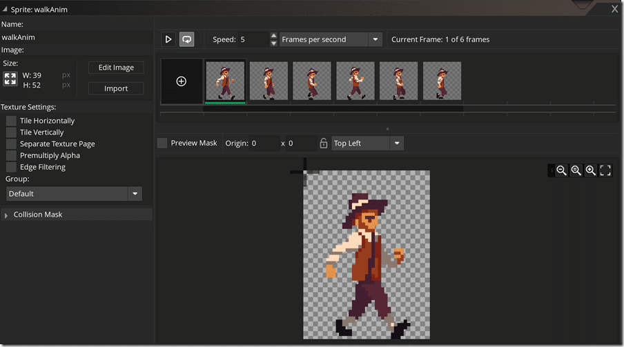 game maker studio 2 sprite editor