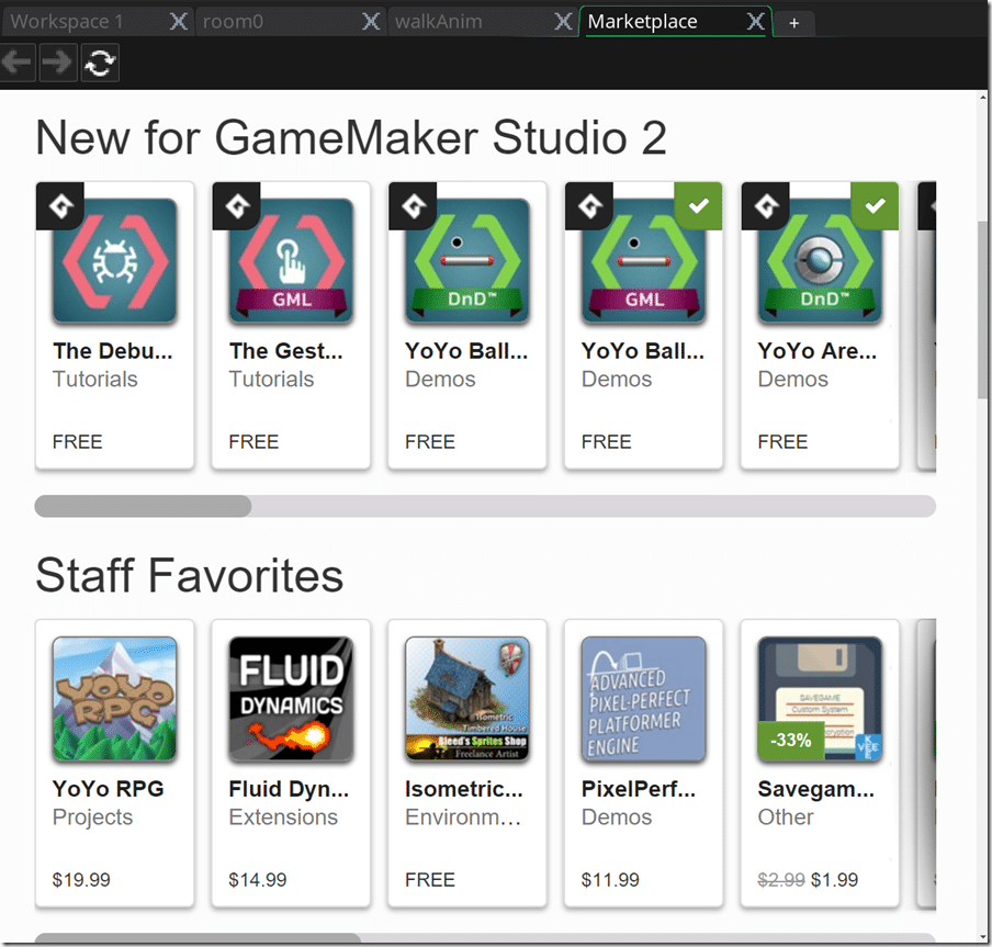 game maker studio 2 marketplace