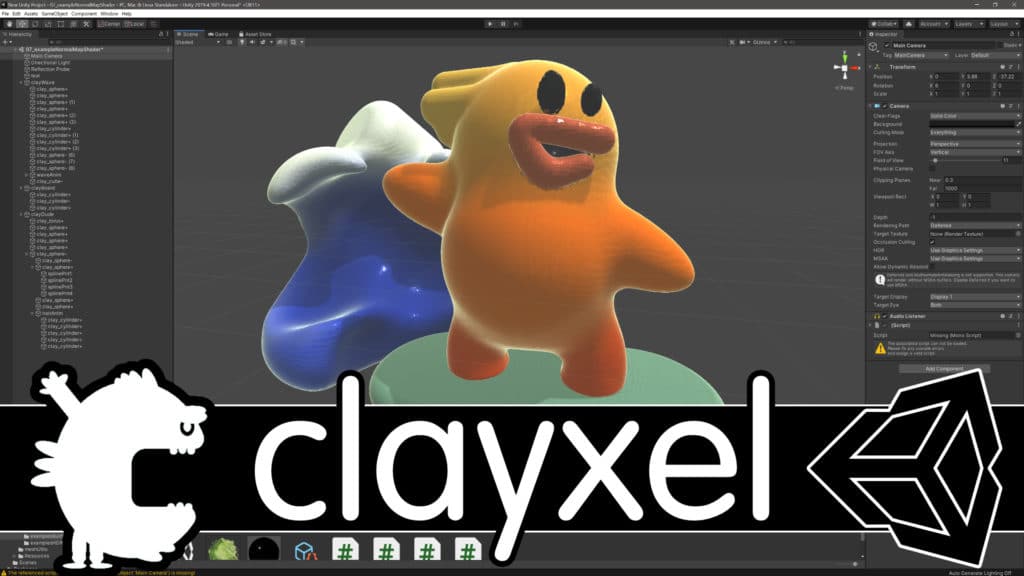 Clayxels Claymation in the Unity Game Engine