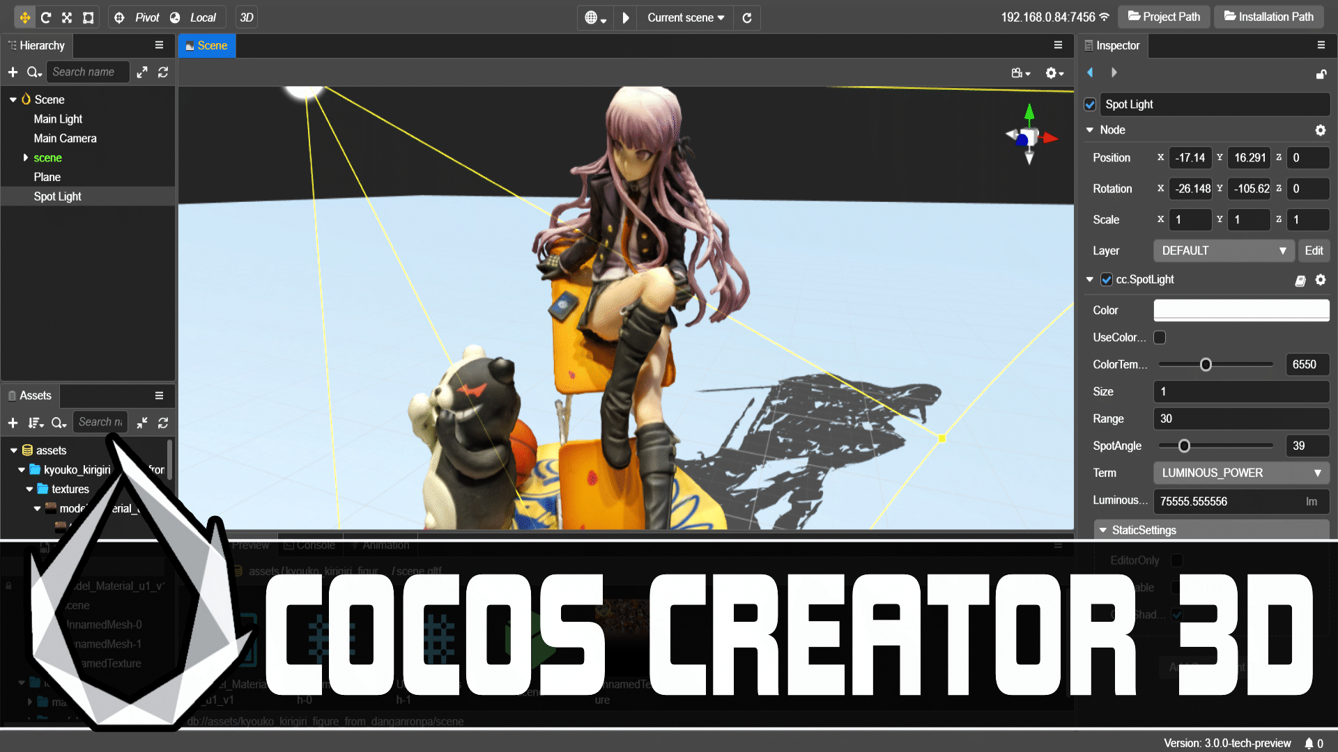 Creator Cocos  Software de criação de jogo 3D de várias plataformas