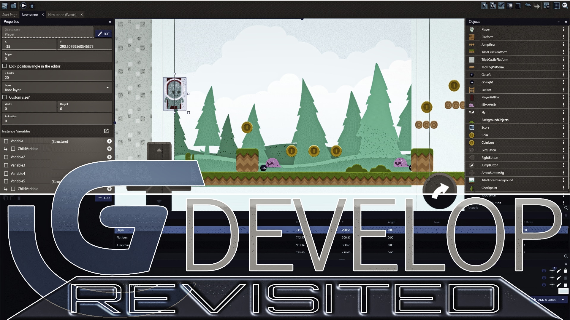 Gdevelop Game Engine Revisted