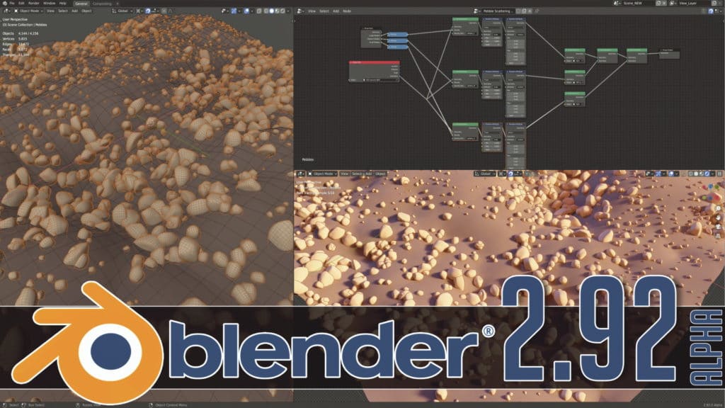 Blender 2.92 Alpha with Geometry Nodes
