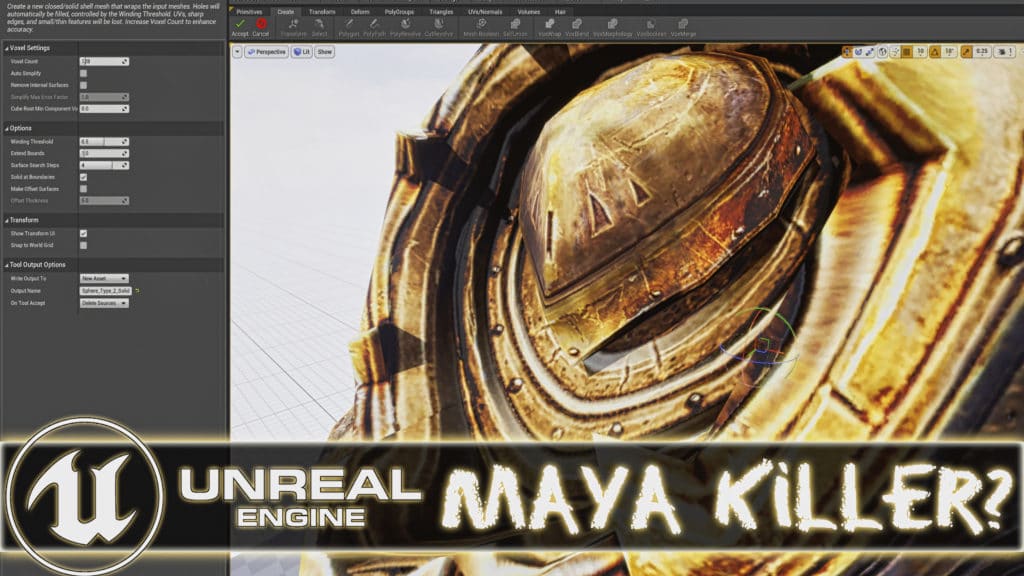 Modeling in Unreal Engine Instead Of Maya