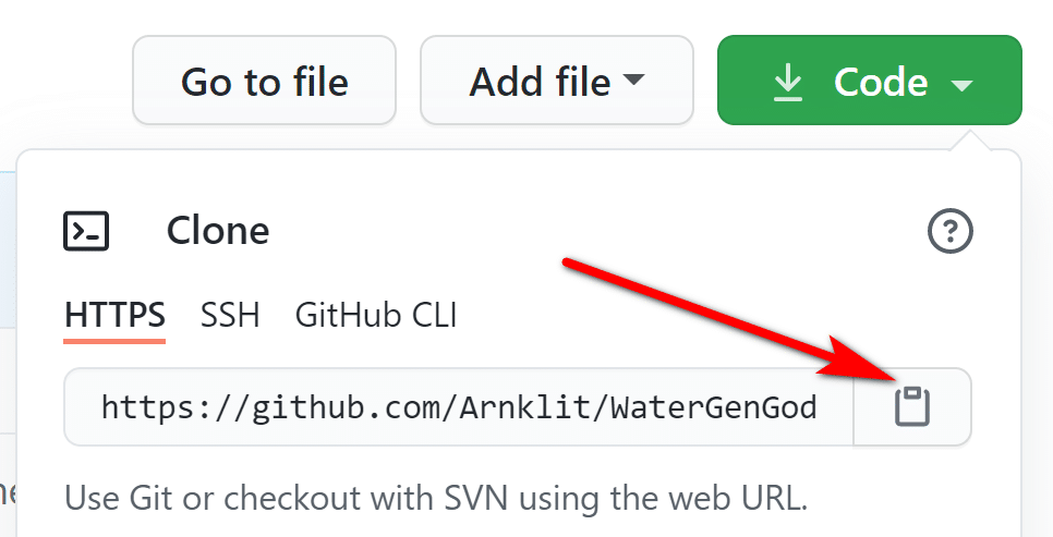 Obtenga la URL de GitHub para el complemento Godot