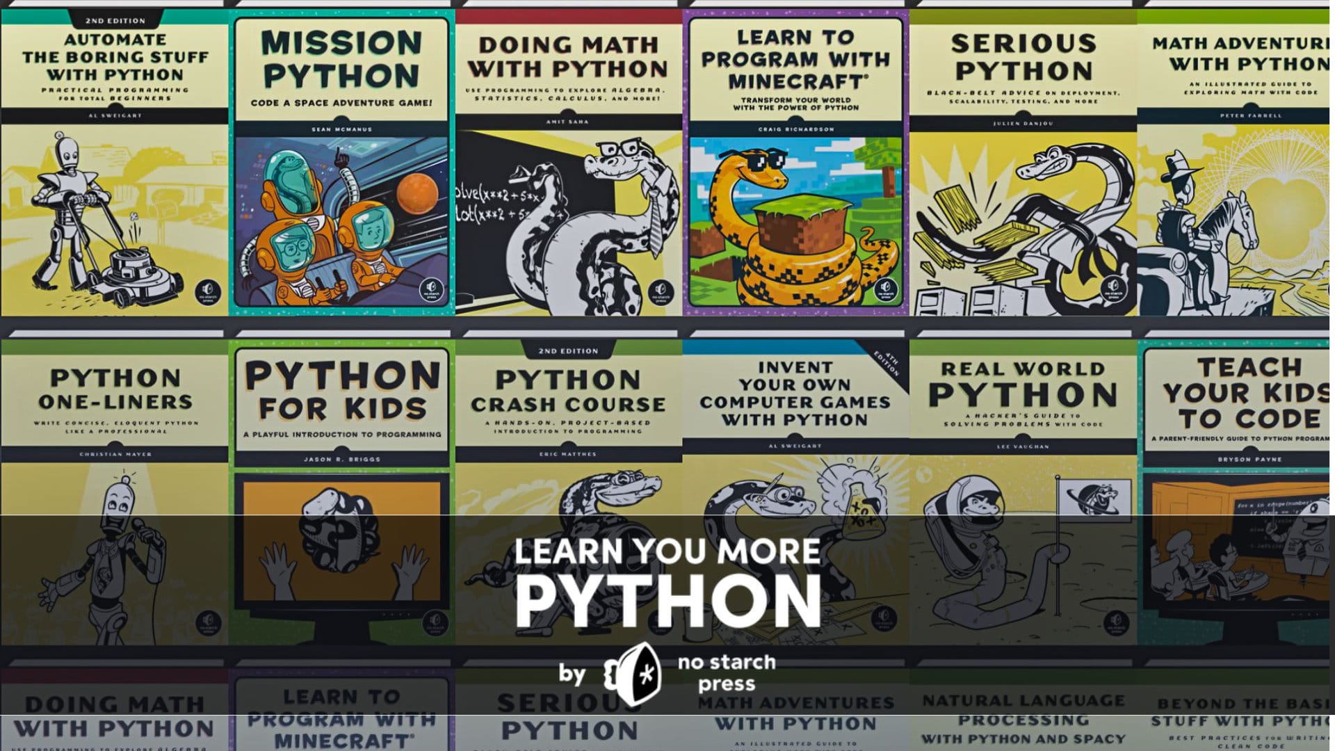 Much python. Python пресс. Eric Matthews Python crash course 2nd Edition. Python n starch Press. Tiny Project Python no starch Press.