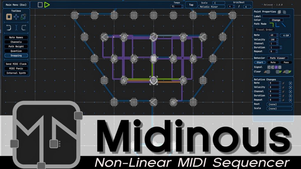 Midinous Midi Sequencer Audio Tool Review