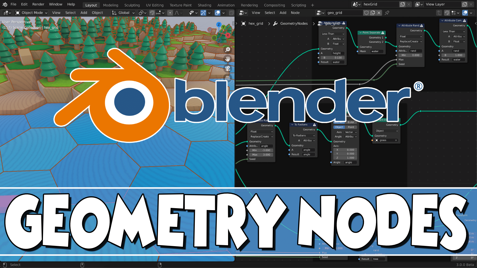 Blender 3 Geometry Node Beginner Tutorial – GameFromScratch.com