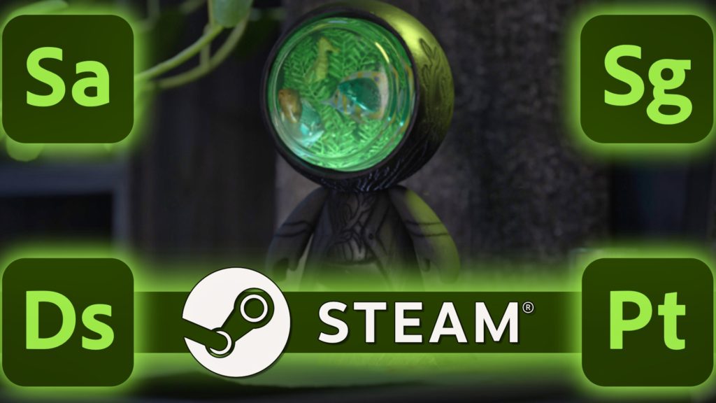 Substance Painter, Designer, Stager, Sample 2022 available on Steam