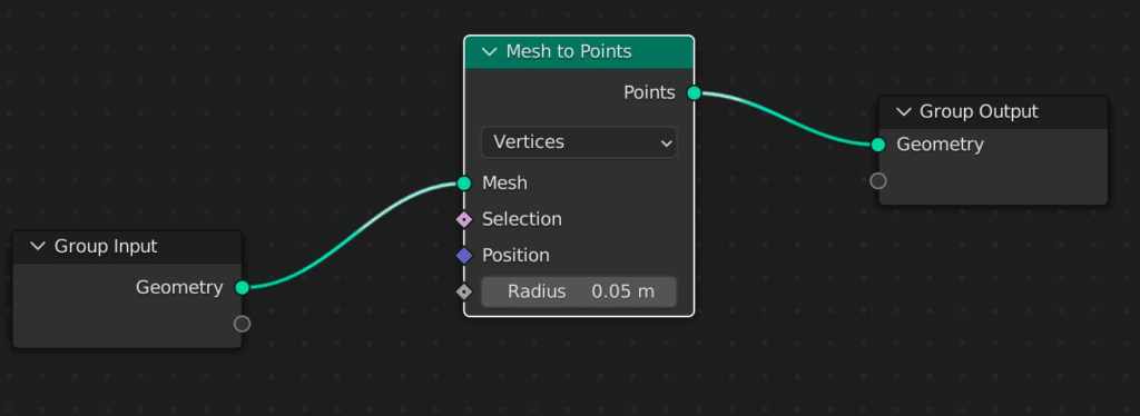 Connecting to Group Output