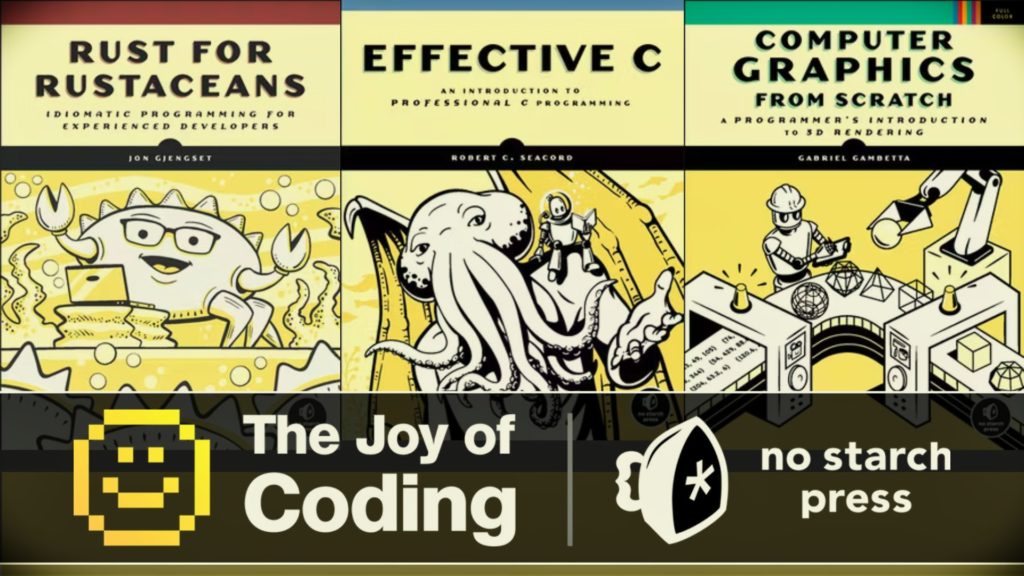 The Joy of Coding No Starch Programming Book bundle on Humble Bundle