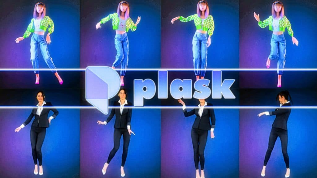 Plask -- Created 3D Animations from Video or webcam