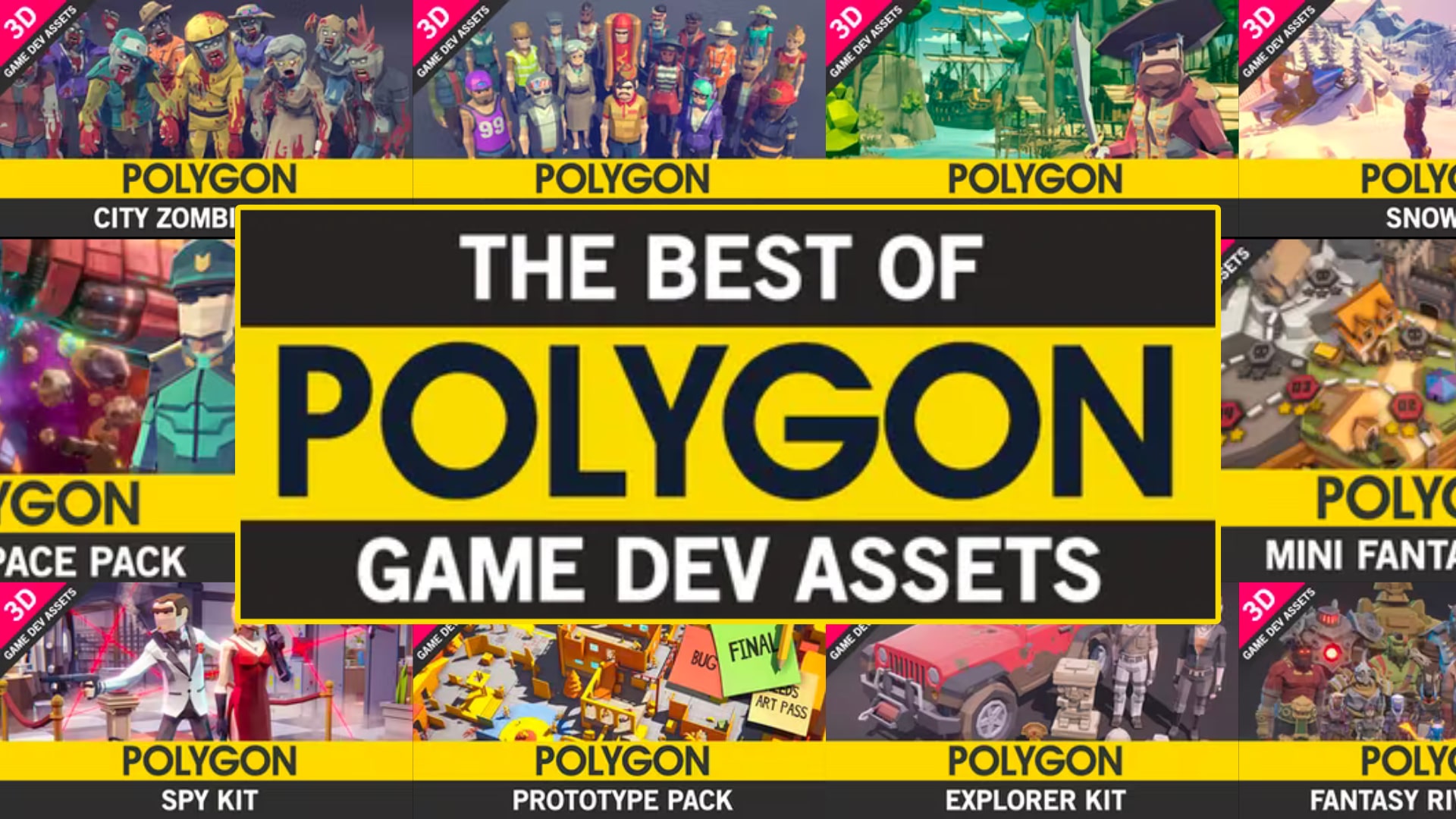 Best of Polygon Humble Bundle is back! 17 packs for Under $30 : r/Unity3D