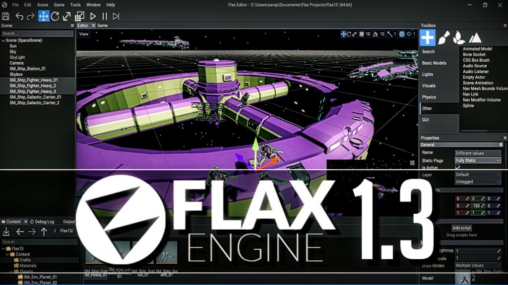 Flax Engine 1.3 Released FLAXENGINE