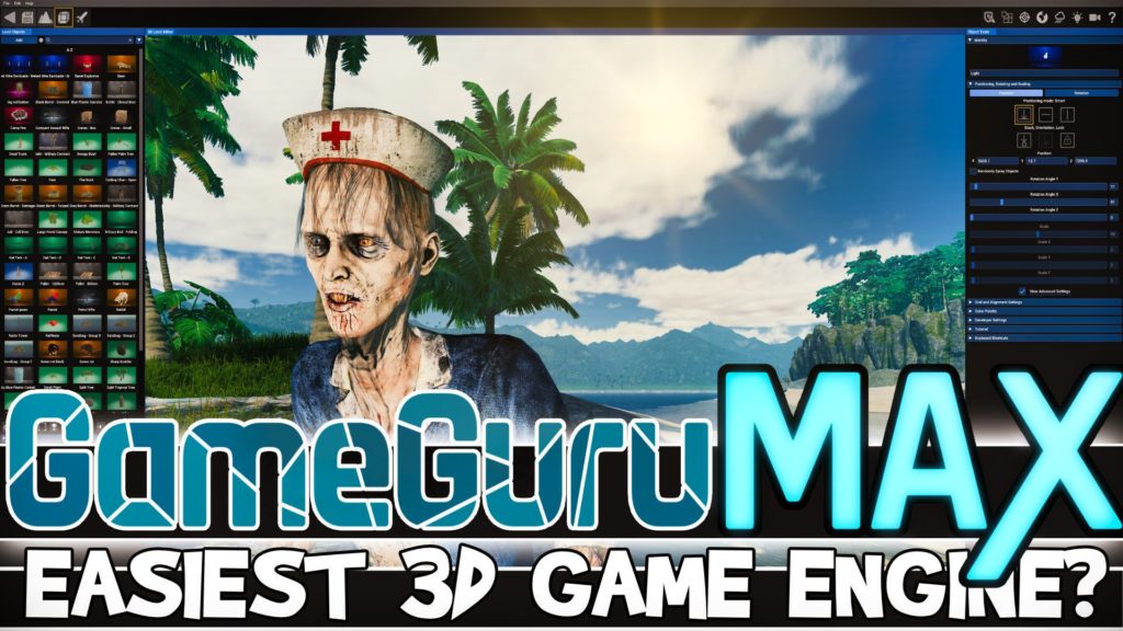 GameGuru MAX easy 3D game engine launched today in early access