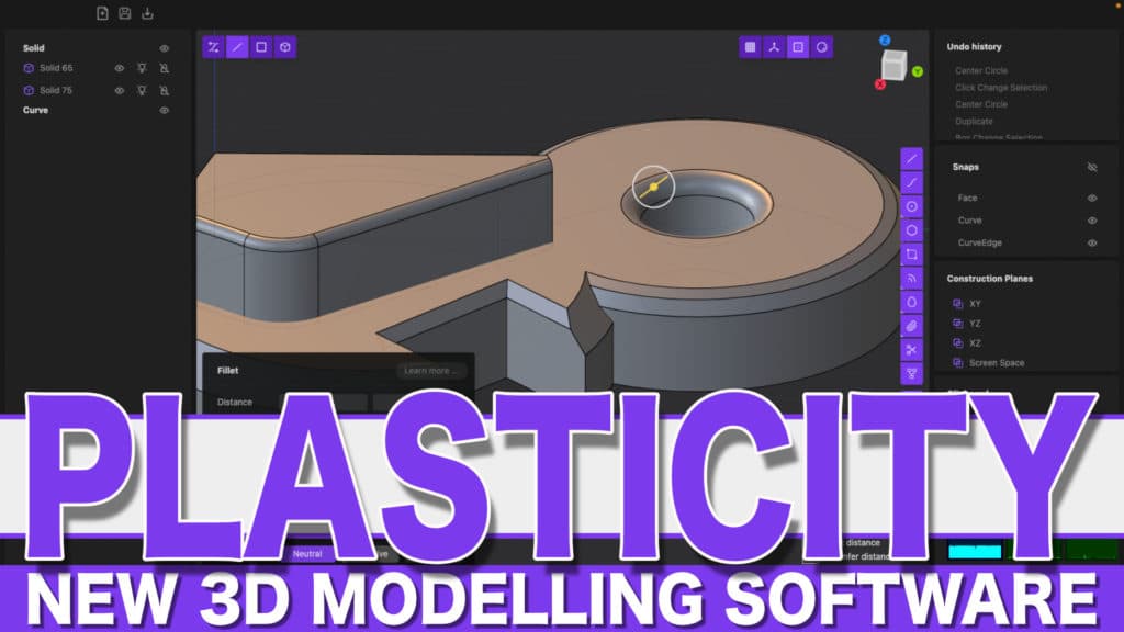 Plasticity NURBS Based 3D modelling application