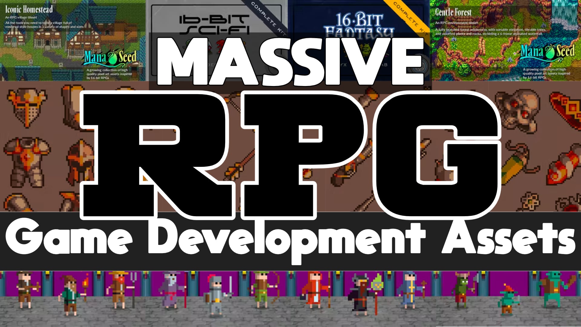 Massive RPG Game Development Asset Bundle on Humble –