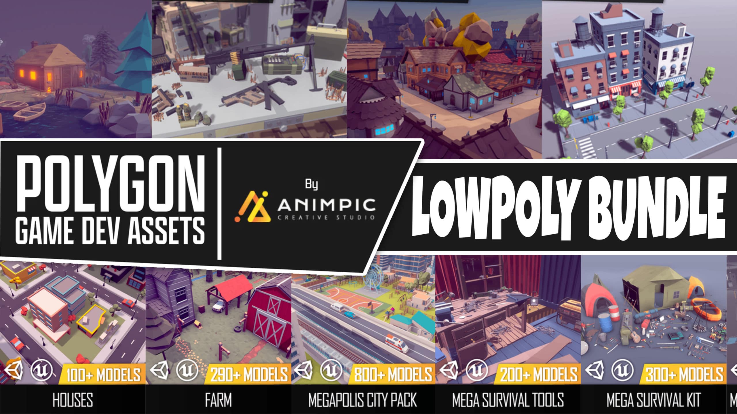 Polygon Game Dev Assets by Animpic Humble Bundle