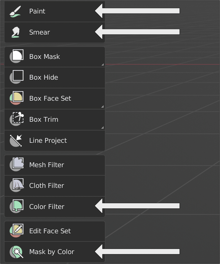 New Blender Paint Sculpting Tools in Blender 3.2