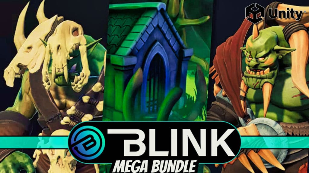 Unity Blink Mega Bundle Rpg themed assets on sale