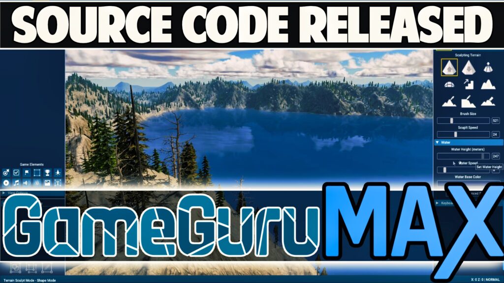 GameGuru Max source code released ... not open source