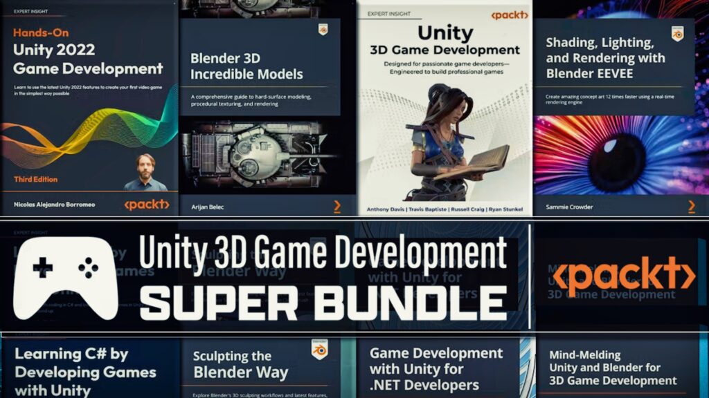 Unity and Blender 3D Game Development SUper Bundle on HUmble Bundle