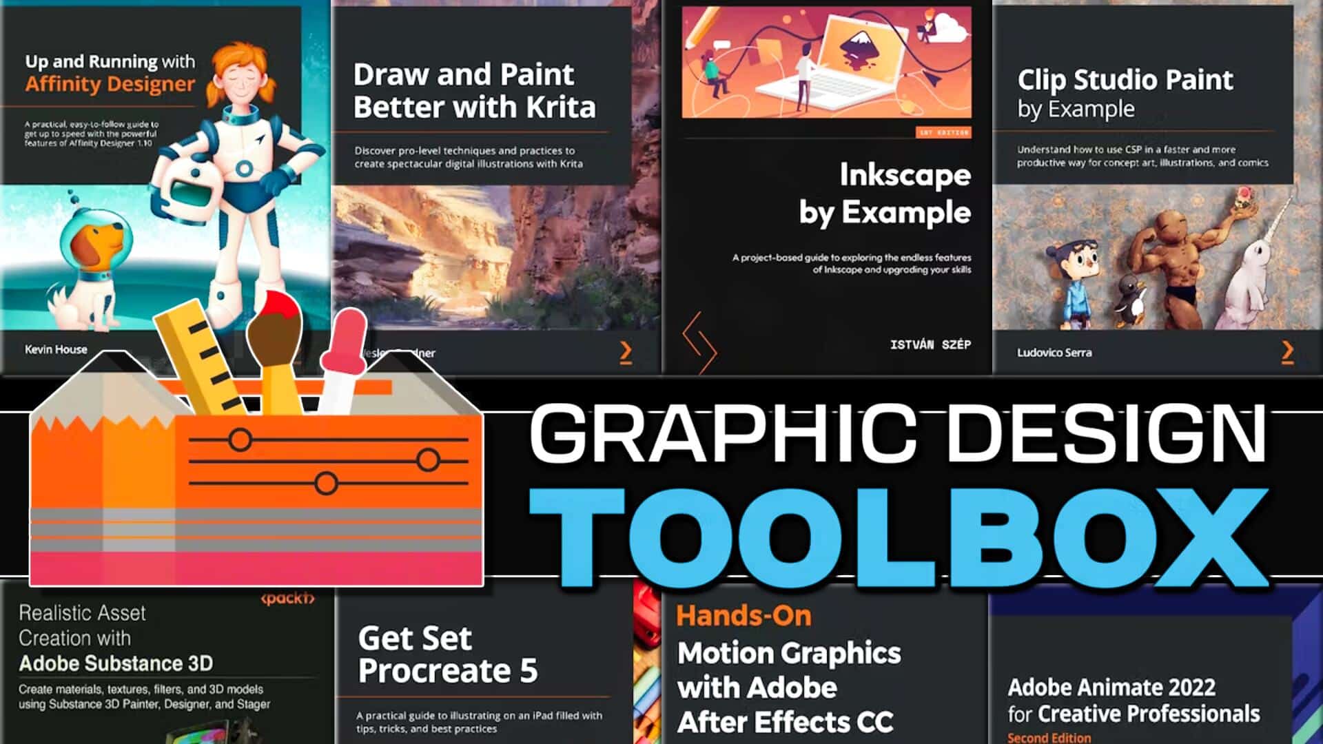 Design Toolbox is a Packt ebook Humble Bundle of graphics software includin...