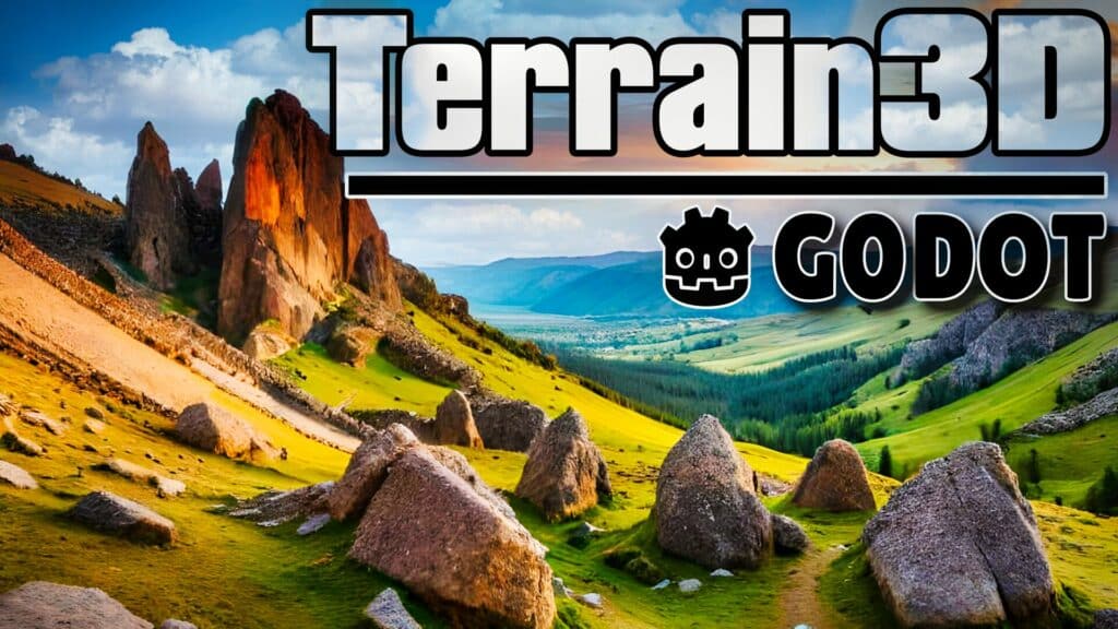 Terrain3D a new GDExtension Addon for the Godot Game Engine adding Terrain editing tools