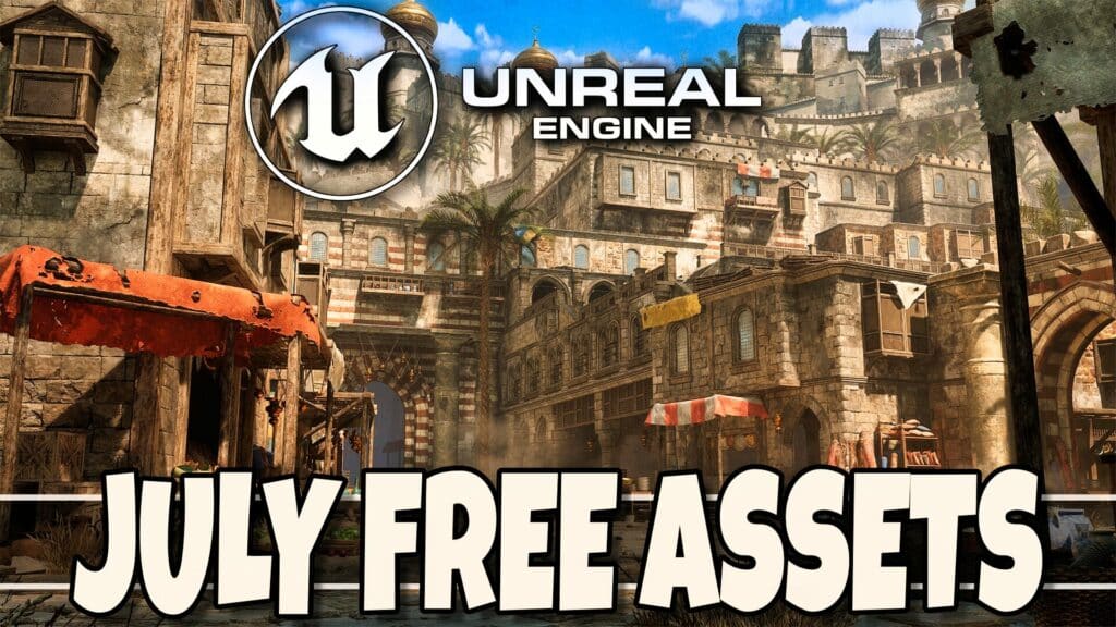 Epic Games Unreal Engine Free Asset Giveaway JUly 2023 UE5 UE5.2
