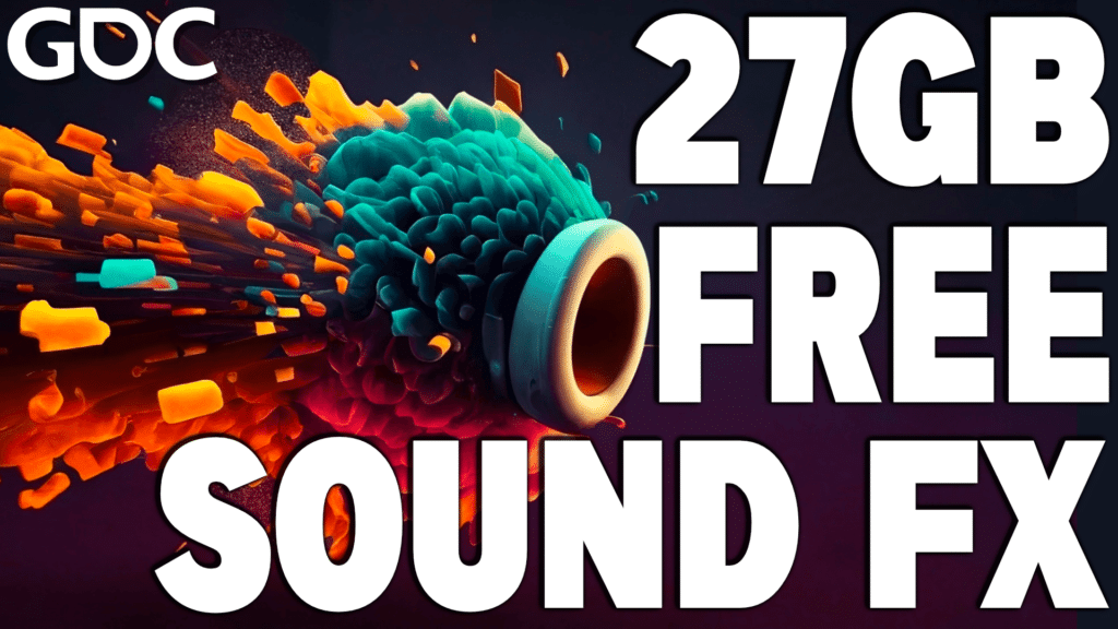 Get 27.5GB of free game sound effects from Sonniss at GDC 2024