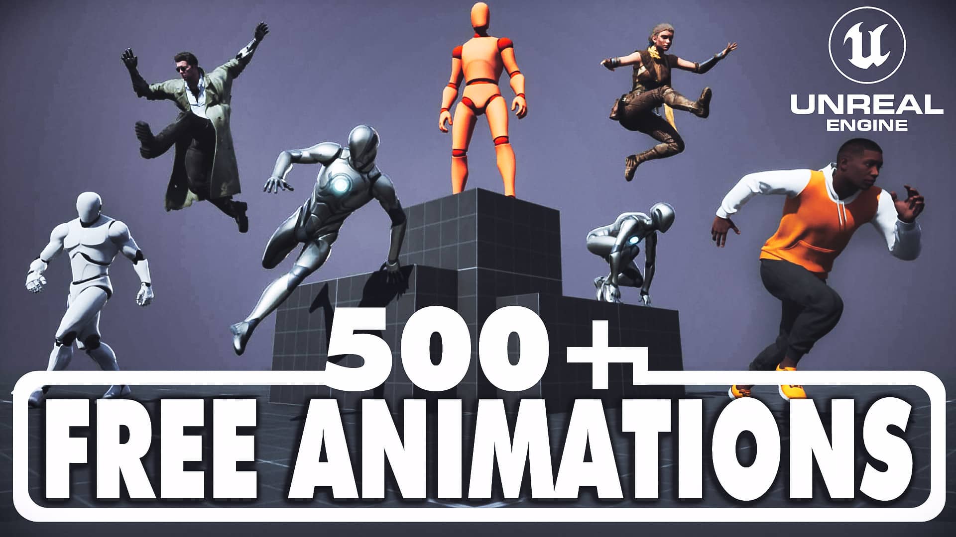 unreal 500 free animations