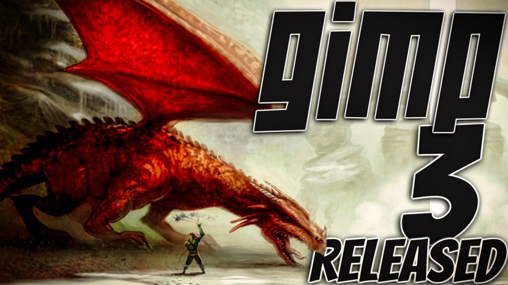 GIMP or GNU Image Manipulation Program, the open source graphics application just released GIMP 3