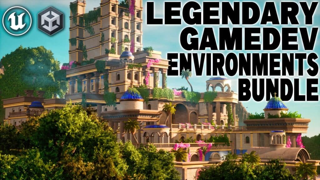 the Legendary Game Dev Environments bundle is a huge collection of 3D environments for Unreal Engine and Unity by Leartes Studio on Humble