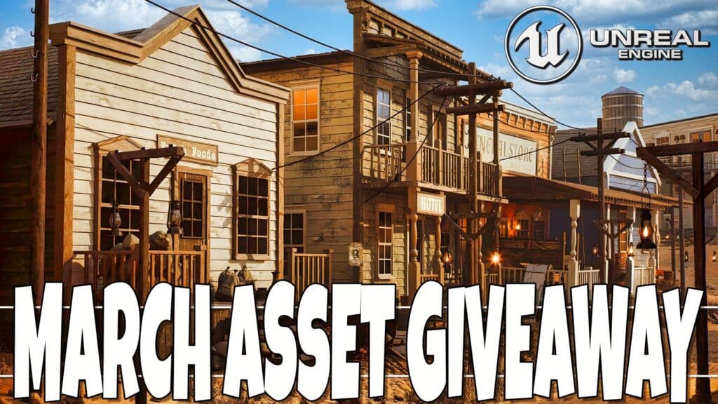 The Epic Games Unreal Engine Fab Marketplace asset giveaway for March 11 to March 25th is now live with 3 free UE assets