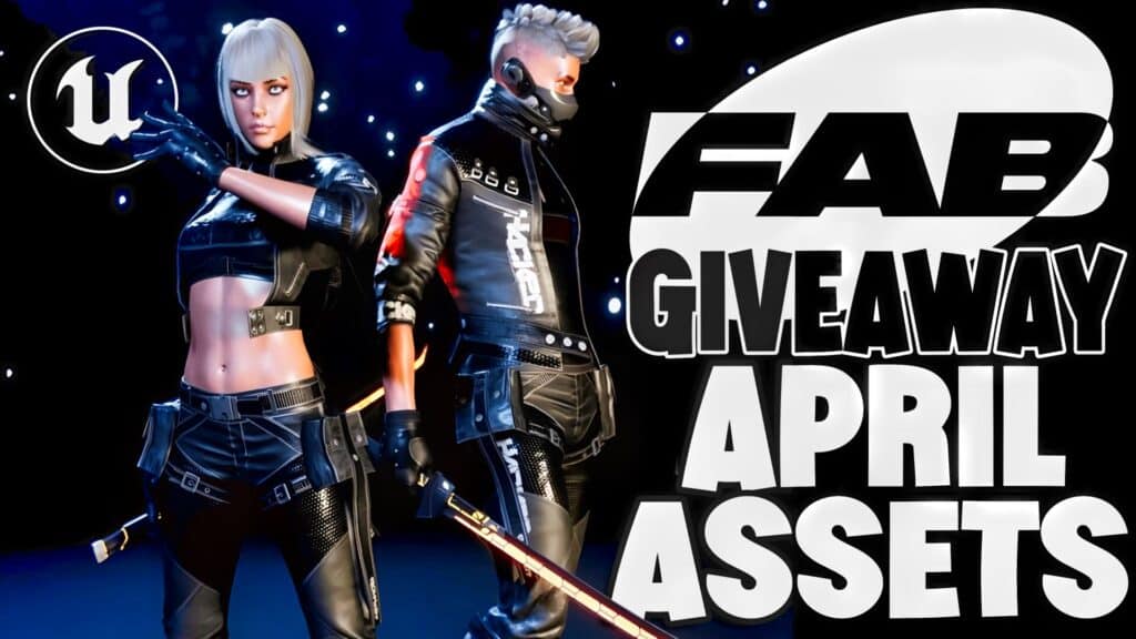 The Epic Games Unreal Engine Fab Marketplace April #2 Asset Giveaway is here with 3 free gamedev assets until may 6