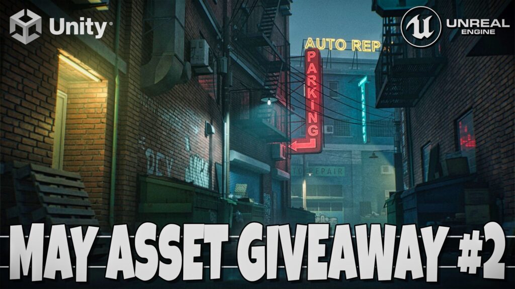 The Epic Games Fab Game Asset Giveaway #2 for May 2025 is here with 3 free Unreal Engine and 2 Unity game assets completely free
