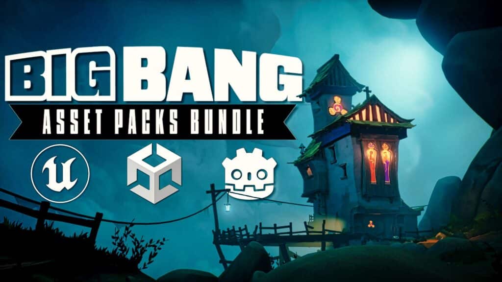 Big Bang Unreal & Unity (and Godot) Asset Humble Bundle is a collection of 3D environments and characters from Leartes Studio