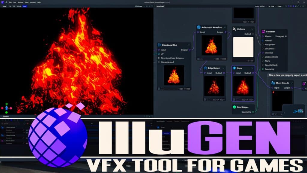 IlluGen is a new real-time VFX package for game developers by JangaFX the makers of EmberGen and more