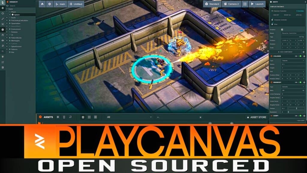 The webgl / webgpu 3D game engine PlayCanvas has just made the game editor open-source making the entire web game engine open