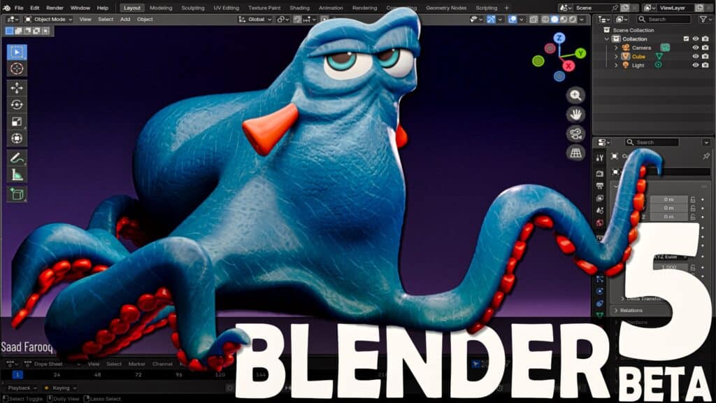 The Blender 5 Beta is here and jammed with great gamedev features including a new array tool, closures and bundles, scattering tools and much more