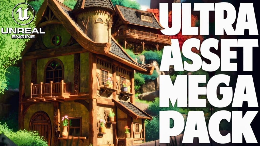 The Unreal Engine Ultra Asset Megapack is a huge collection of gamedev assets from theArtCore, Dekegon and Meshingun for Unreal Engine UE5