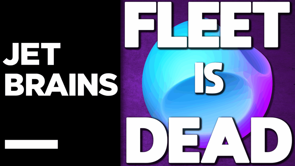 JetBrains Fleet IDE, a competitor to Visual Studio Code, is now dead and it will go away December 22nd.