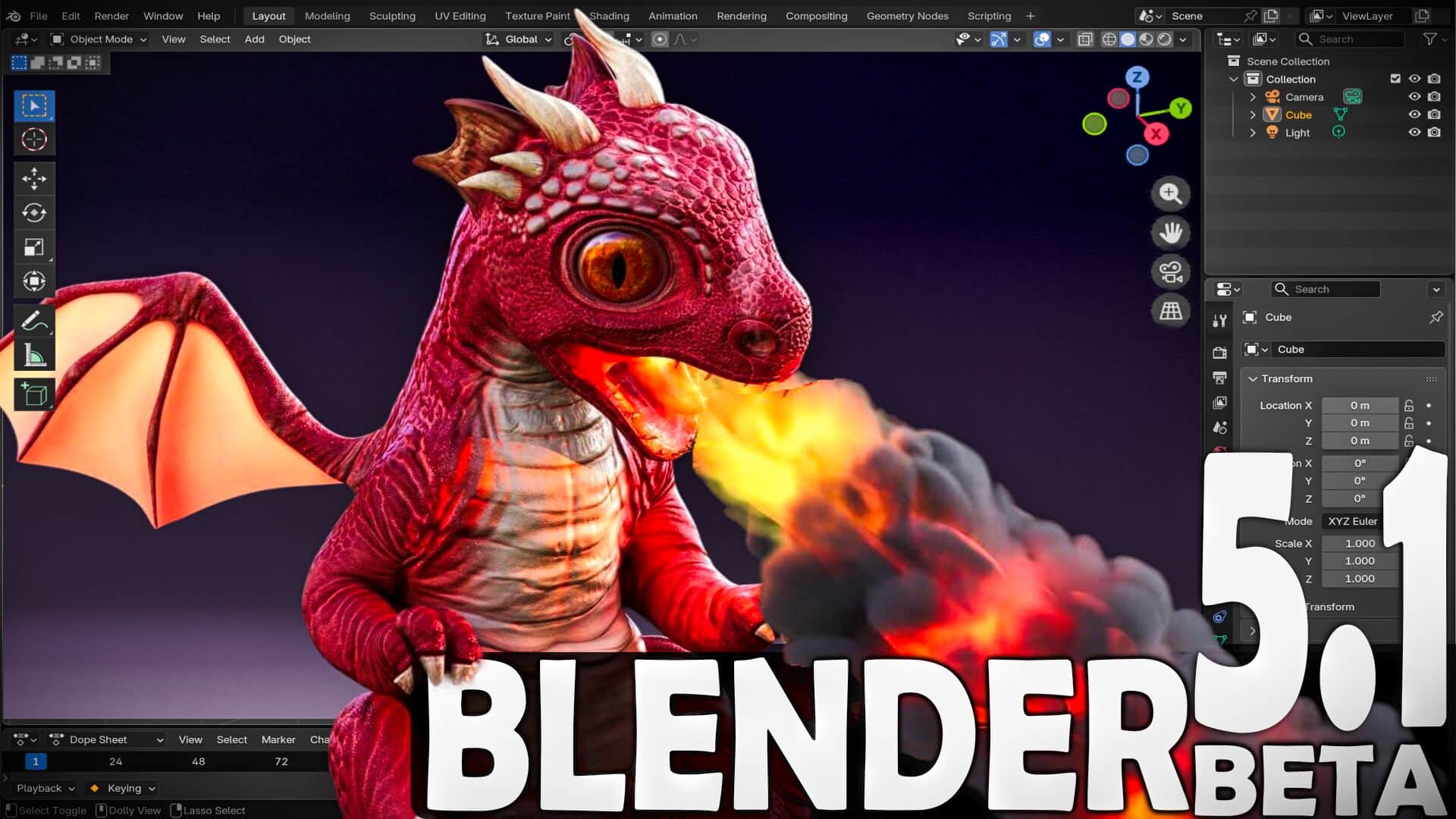 Blender 5.1 Beta Feature Highlight