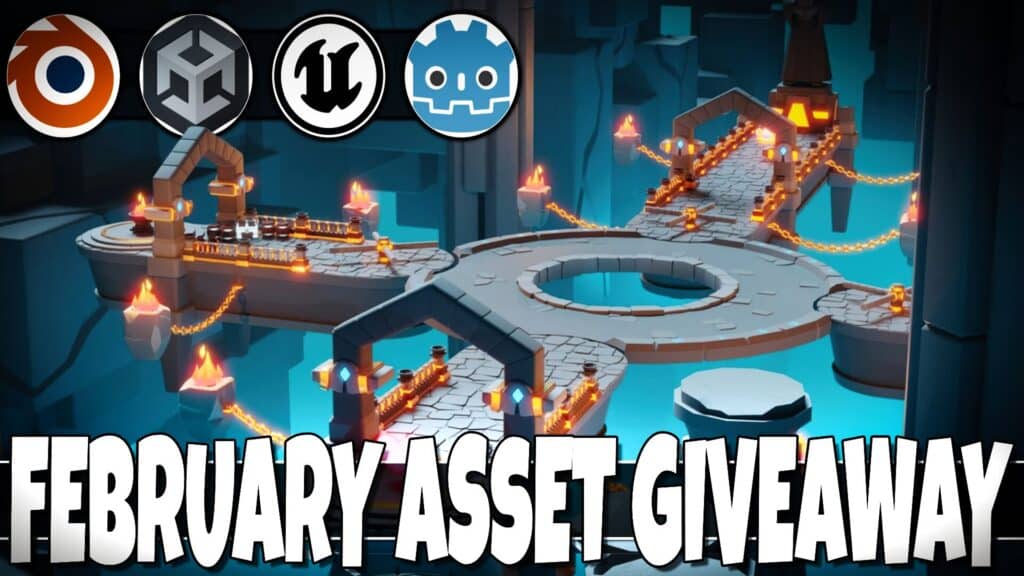 The Fab Unreal Engine Epci Games asset giveaway for Feb 10 - 24th, plus Unity Asset Store Giveaway and new Kenney.nl pack