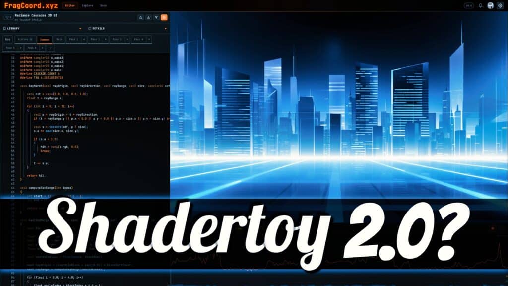 FragCoord.xyz is a powerful new alternative to Shadertoy for online GLSL, HLSL, WebGPU and Metal shader developments