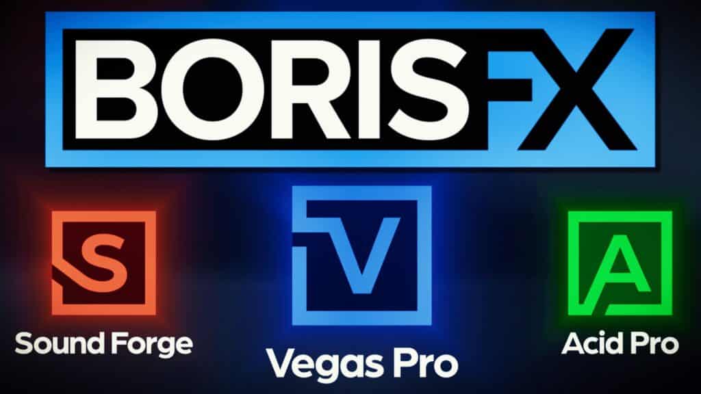 Boris FX has acquired Vegas Pro, Acid Pro and Sound Forge from Magix and relaunched in a bundle called Vegas Pro Ultimate